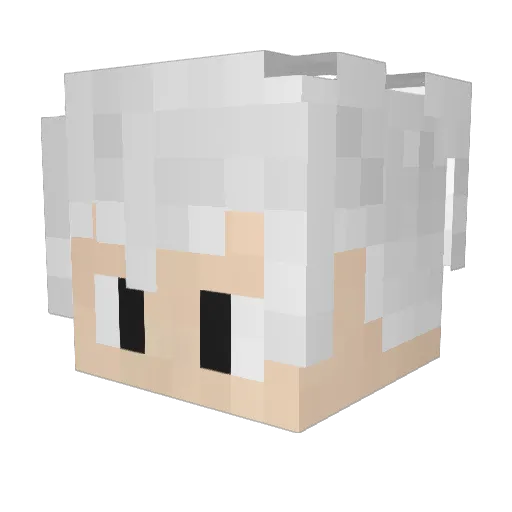 serrer6 Minecraft avatar head, 3D render