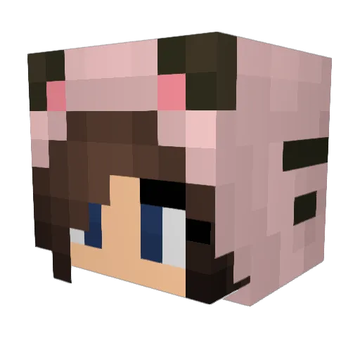 sersle Minecraft avatar head, 3D render