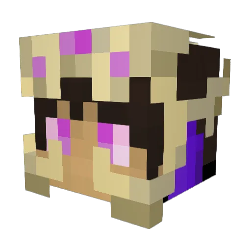 serty1515 Minecraft avatar head, 3D render