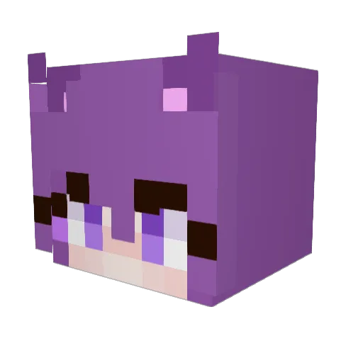 serui0407 Minecraft avatar head, 3D render