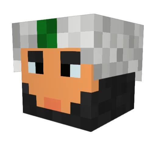 serus0 Minecraft avatar head, 3D render