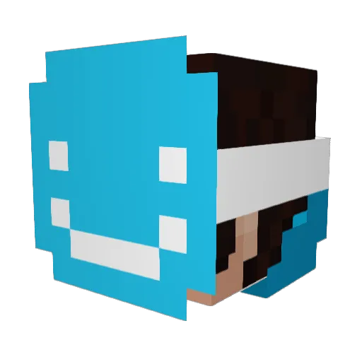 serus1403 Minecraft avatar head, 3D render