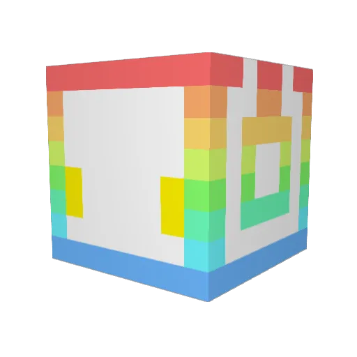 servant901 Minecraft avatar head, 3D render