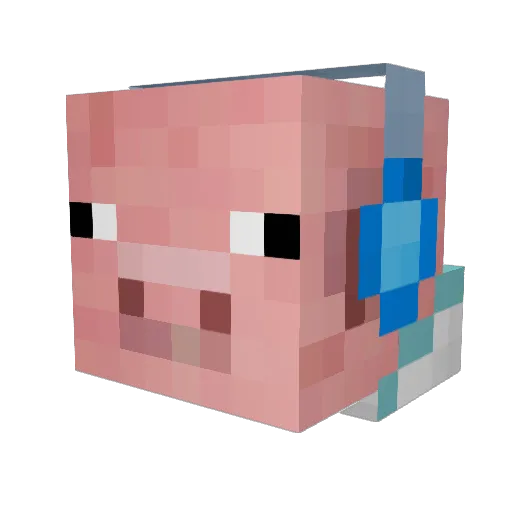 server48 Minecraft avatar head, 3D render