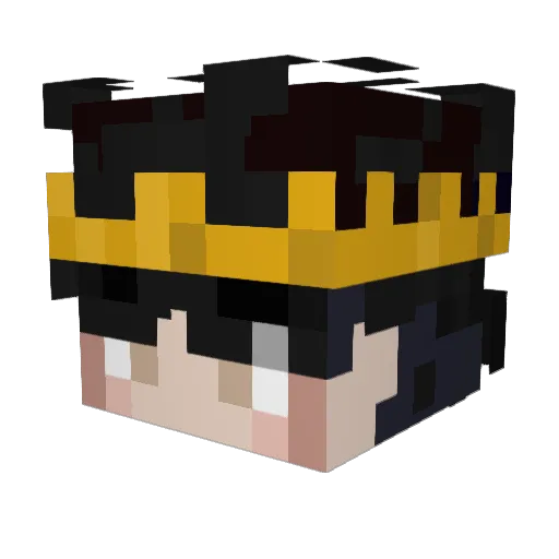 servergamer88 Minecraft avatar head, 3D render