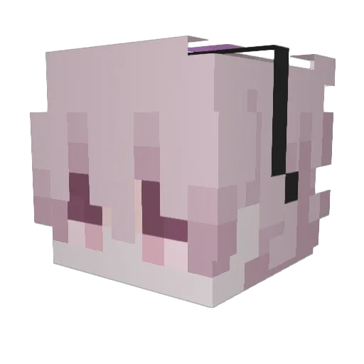 servicenow Minecraft avatar head, 3D render