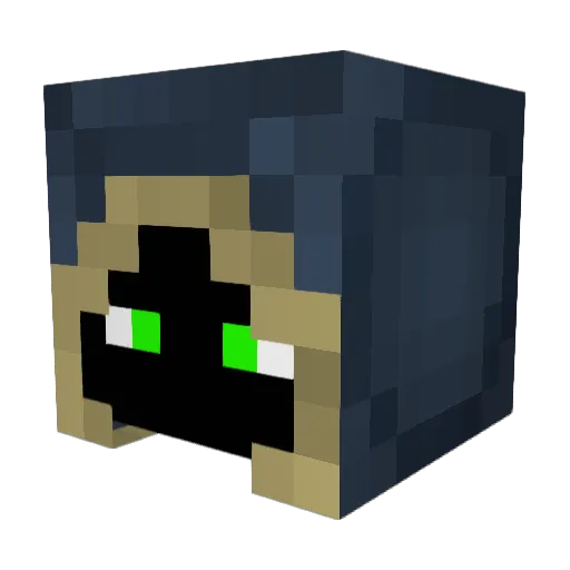 servus58 Minecraft avatar head, 3D render
