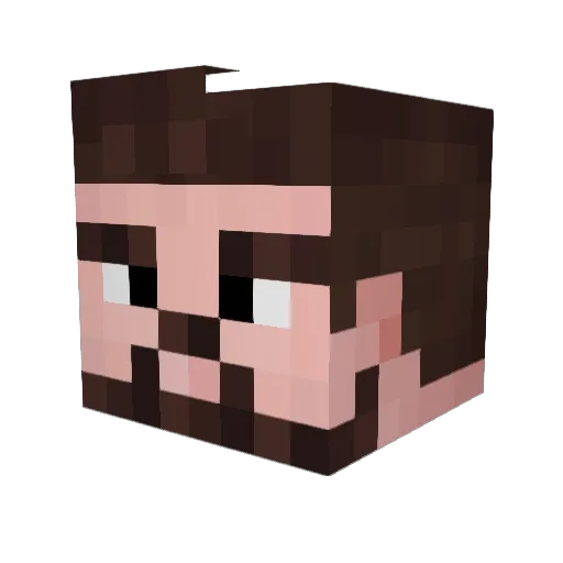 serxe22 Minecraft avatar head, 3D render