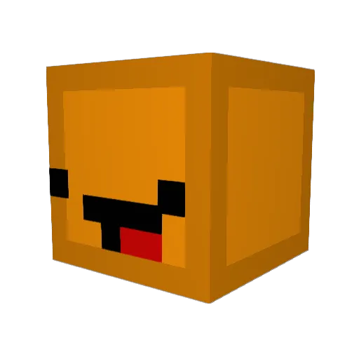 serzo_ Minecraft avatar head, 3D render