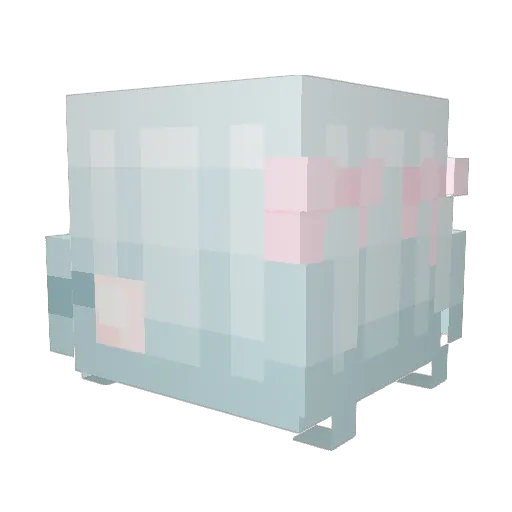sesame1 Minecraft avatar head, 3D render