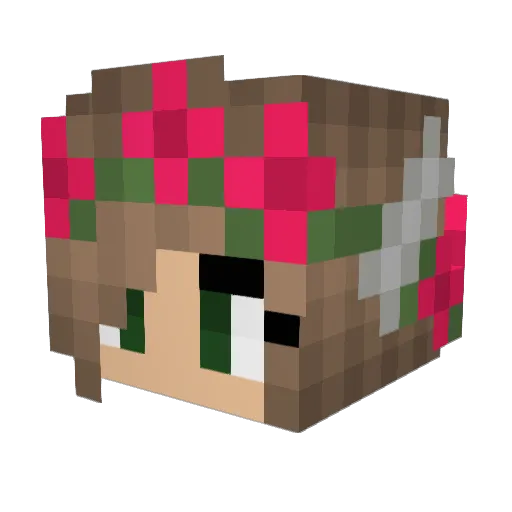 sese113 Minecraft avatar head, 3D render