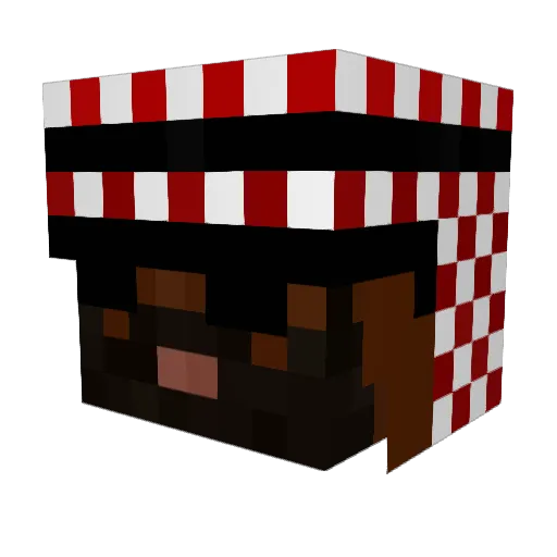 sesekoe123 Minecraft avatar head, 3D render