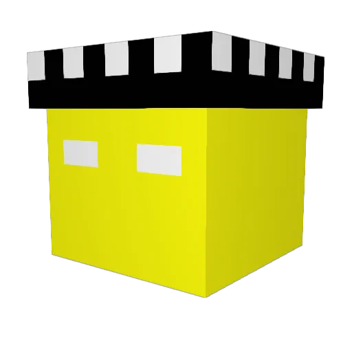 sesliwn Minecraft avatar head, 3D render
