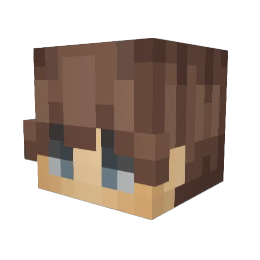 sestroud Minecraft avatar head, 3D render