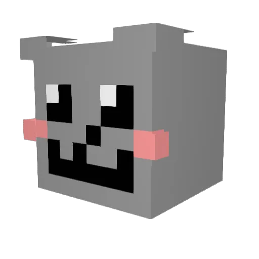 setasancho Minecraft avatar head, 3D render