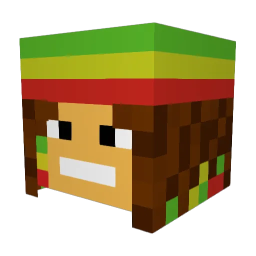 sethanator24 Minecraft avatar head, 3D render