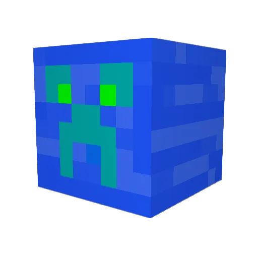 sethdaboss1 Minecraft avatar head, 3D render