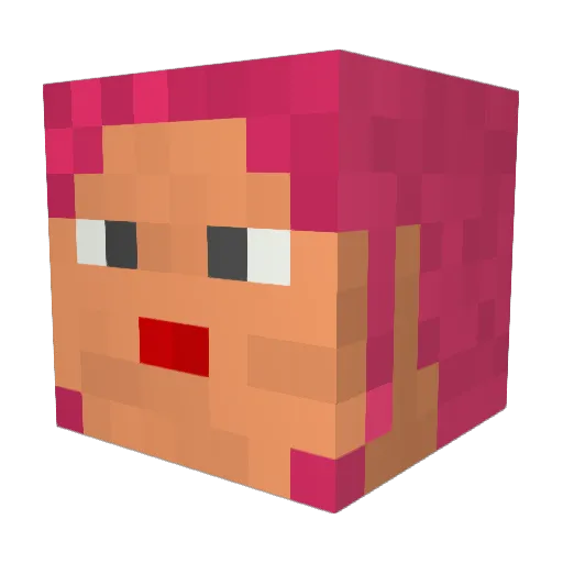 sethfodor Minecraft avatar head, 3D render