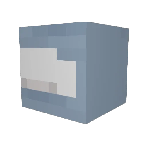 sethlass Minecraft avatar head, 3D render