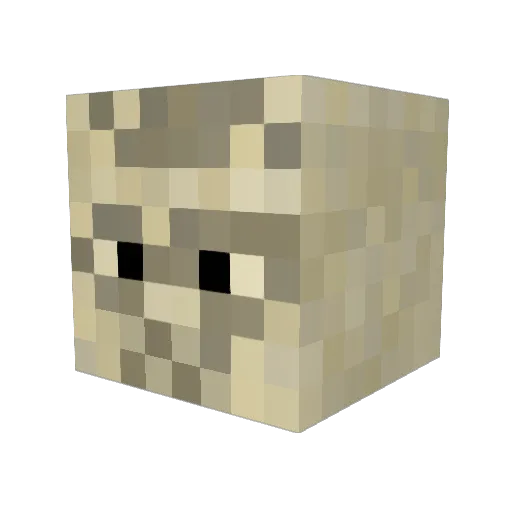 sethmanor Minecraft avatar head, 3D render