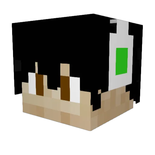 sethraffield Minecraft avatar head, 3D render