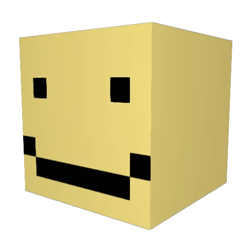 sethsethsethseth Minecraft avatar head, 3D render