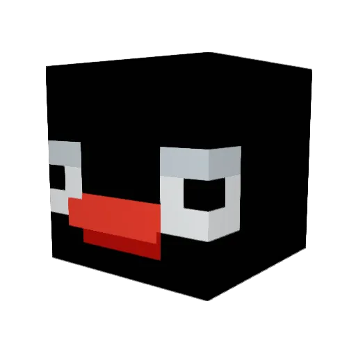 sethyyi Minecraft avatar head, 3D render