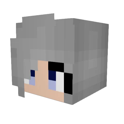 seto42 Minecraft avatar head, 3D render