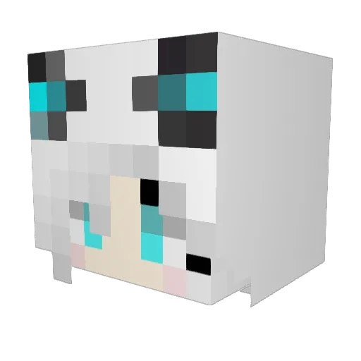 setsu0306 Minecraft avatar head, 3D render