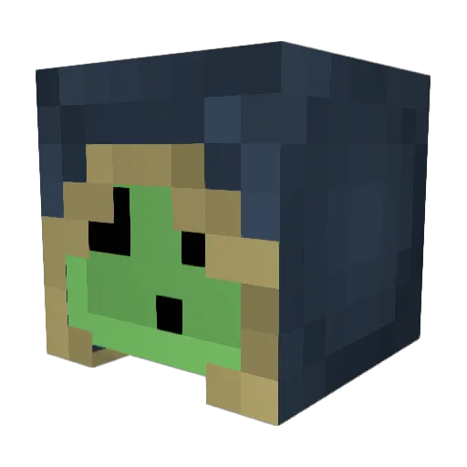 sett66 Minecraft avatar head, 3D render