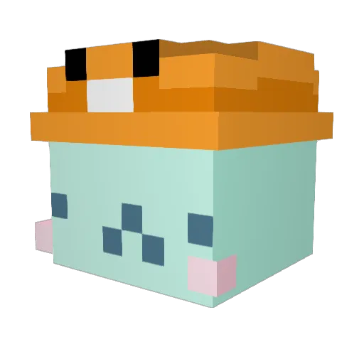 setu324 Minecraft avatar head, 3D render