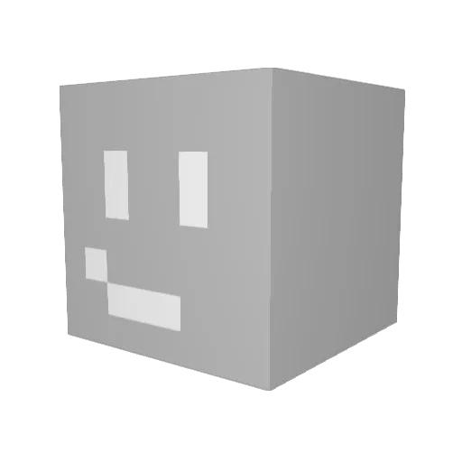 setupapp Minecraft avatar head, 3D render