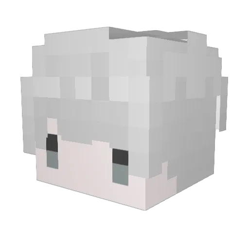 seuhca Minecraft avatar head, 3D render