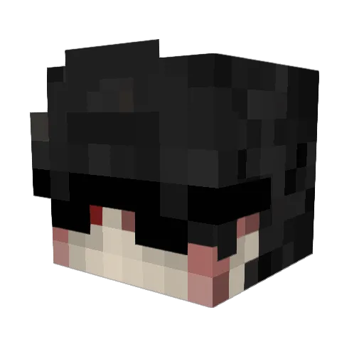 seukiz Minecraft avatar head, 3D render