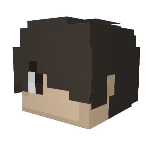 seung_su Minecraft avatar head, 3D render