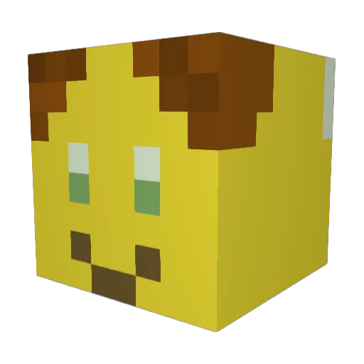 seuns00 Minecraft avatar head, 3D render