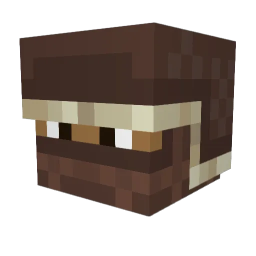 sev327 Minecraft avatar head, 3D render