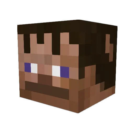 seva98777 Minecraft avatar head, 3D render