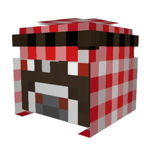 sevaost Minecraft avatar head, 3D render