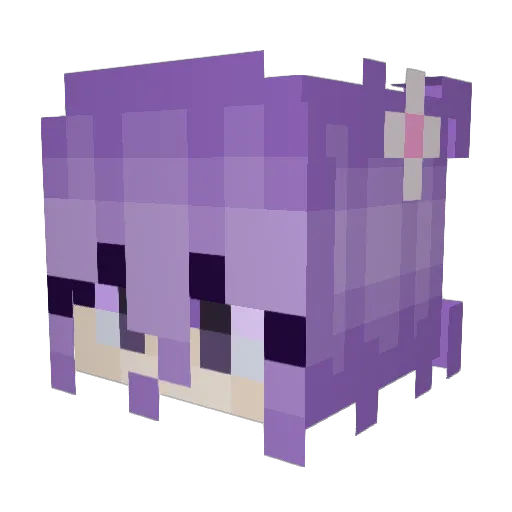 sevcn Minecraft avatar head, 3D render