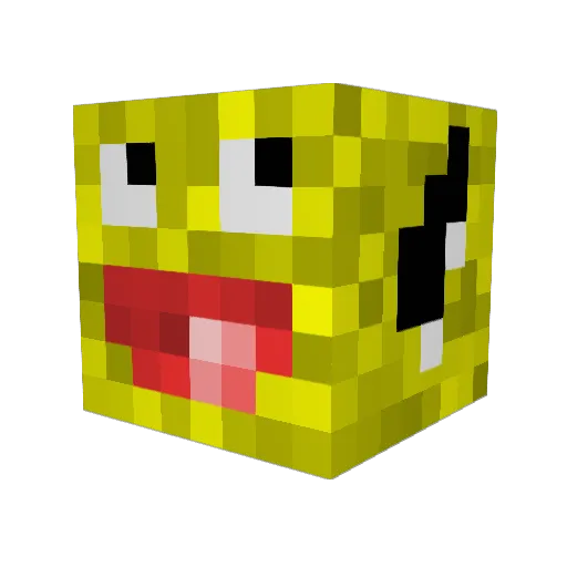 seveby Minecraft avatar head, 3D render