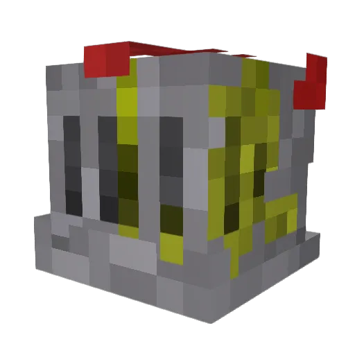 seventeencheese Minecraft avatar head, 3D render