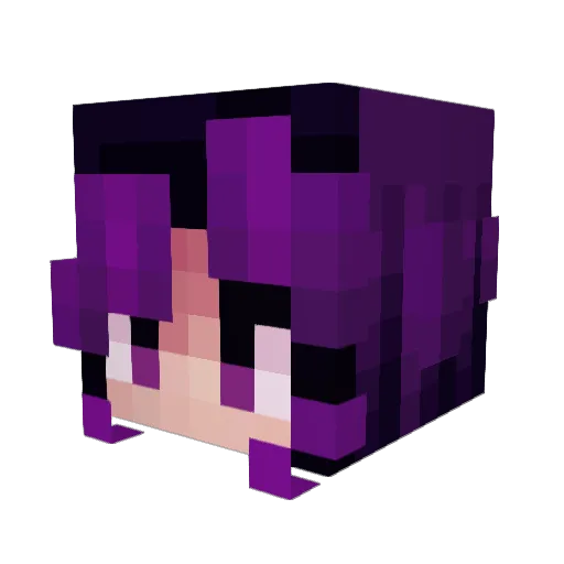 severalcats Minecraft avatar head, 3D render