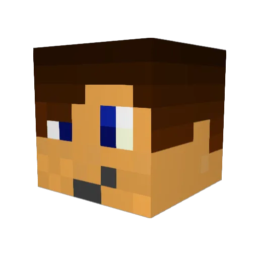 severedvoid Minecraft avatar head, 3D render