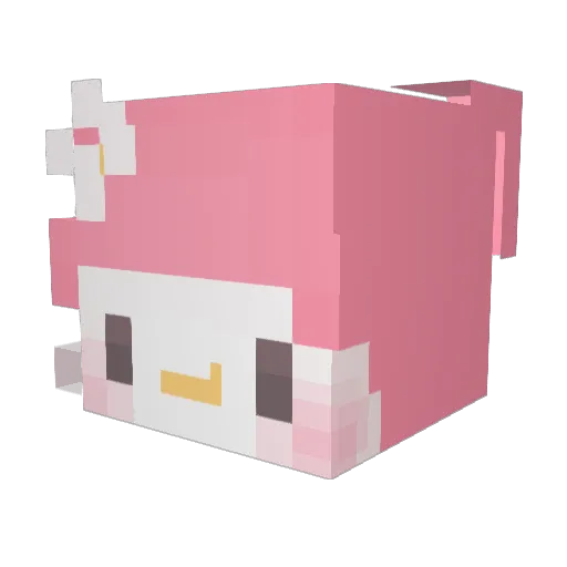 sevoppia Minecraft avatar head, 3D render