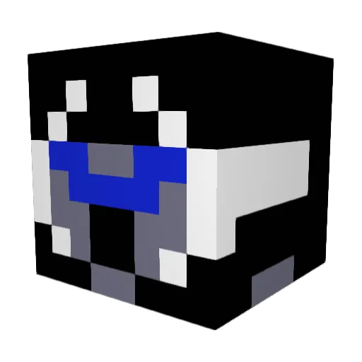 sevrillion Minecraft avatar head, 3D render