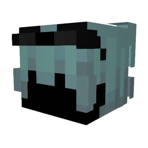 sevrnz Minecraft avatar head, 3D render