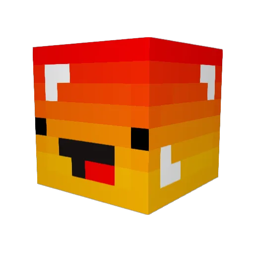 sewerdog Minecraft avatar head, 3D render