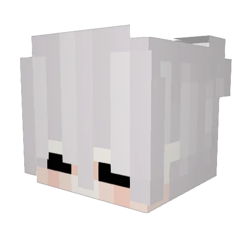 seweyd Minecraft avatar head, 3D render