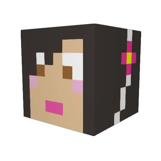 sexxiii1 Minecraft avatar head, 3D render